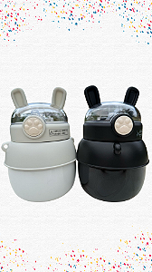 Garrafa Vacuum Térmica Infantil 500ML com Revestimento e Cordão Eletromex