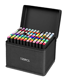 Maleta De Canetinhas Hidrográfica 120 Cores