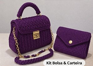 kit Bolsa e carteira