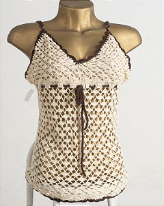 BLUSA DE CROCHÊ  CUSTOMIZADA