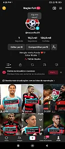 Canal Dark no Tiktok com 14 Mil Seguidores