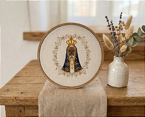 Bastidor Bordado Nossa Senhora Aparecida