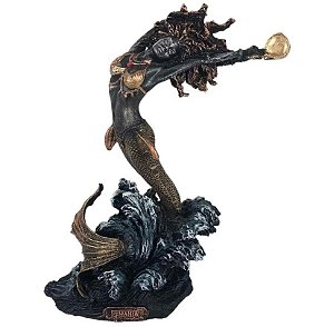 Imagem Orixá Iemanjá- Sereia cor Dourado