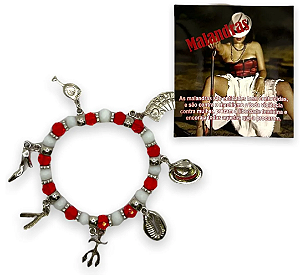 Pulseira 7 pingentes- Malandras