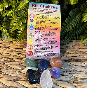 Kit Pedras 7 Chakras