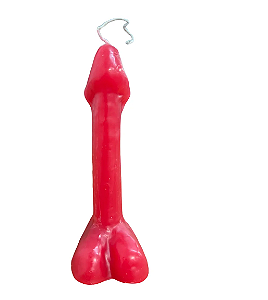 Vela Magia Sexo Masculino - 1 un. Vermelha
