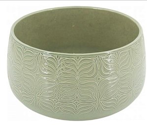 Cachepo Bacia Flor Menta