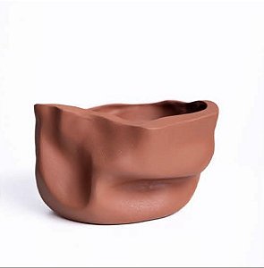 Cachepô Amassado Terracota