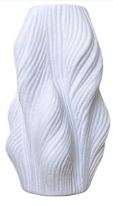 VASO MART CERAMICA OFF WHITE 25CMX14CM