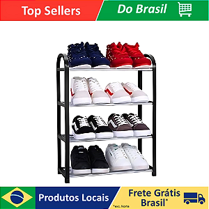 Sapateira Organizadora Desmontável Com Prateleiras Para Sapatos E Tênis 4 Anda
