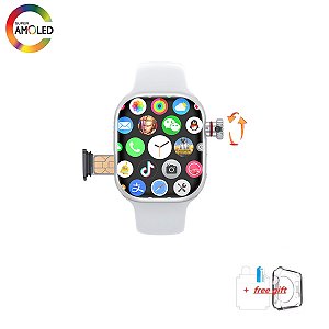 Relógio inteligente Ultra 8gb ram amoled wifi rom gps 128gb