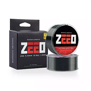 Linha Zeeo Monofilamento Verde Musgo 300 Metros