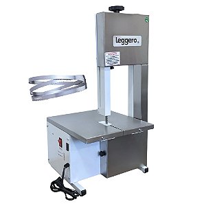 Kit Serra Fita Semi Inox + Lâmina 1,46  Açougue Carne Osso Leggero