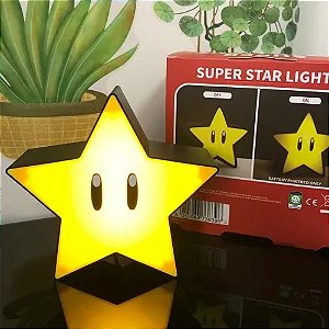 Luminária Super Estrela Mario