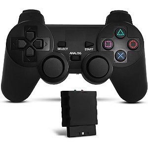 Controle Ps2 Sem Fio Playstation 2- Plug And Play