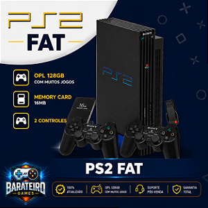 Playstation 2 Fat + Pen drive 128GB
