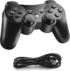 Controle Ps3 Sem Fio para Playstation 3- Plug And Play