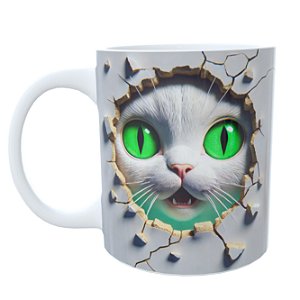 Caneca  Gato 3D MOD4