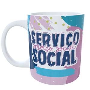Caneca Flork Serviço Social