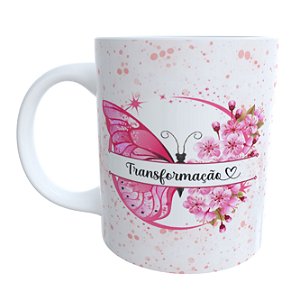 Caneca Borboleta Transformação