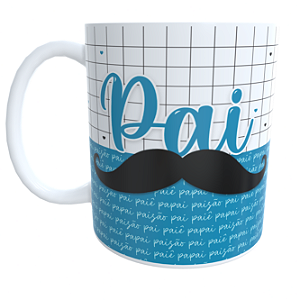 Caneca dia dos Pais com 2 Fotos