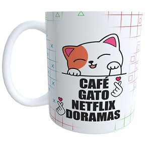 Caneca Eu Amo Doramas