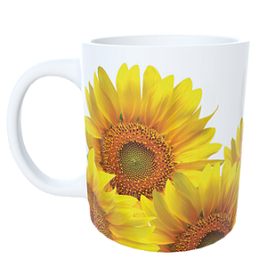 Caneca Floral Girassol