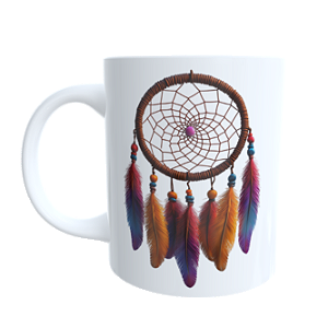 Caneca Mandala Filtro dos Sonhos
