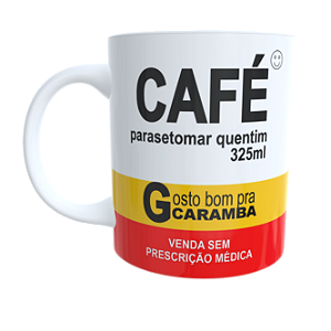 Caneca Remédio Café Parasetomar