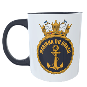 Caneca Marinha Do Brasil  Com Nome