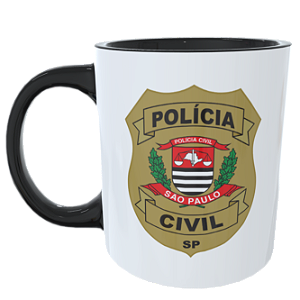 Caneca Polícia Civil Estados Com Nome