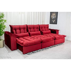 Sofá Retrátil Reclinável Kapri 3.20m