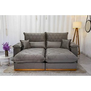 Sofá Retrátil Reclinável Magnum 2.50m  - Molas Ensacadas