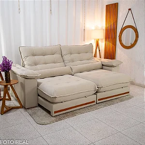 Sofá Retrátil e Reclinável Istambul 2.50m