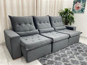 Sofá Retrátil Reclinável Las Vegas 2.70m