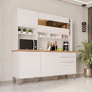 Armário Kit de Cozinha Alexia 1,82m 6P 2G
