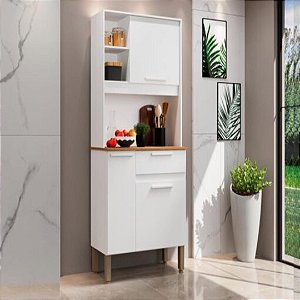 Armário Kit de Cozinha Lia 3 Portas 1 Gavetas