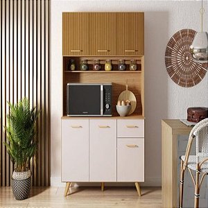 Armário de Cozinha Kit Lívia 1,10m