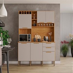 Armário Kit de Cozinha New Topázio 1,65m