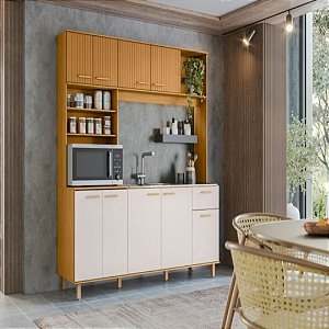 Armário Kit de Cozinha Núria 1,80m 9G 1P
