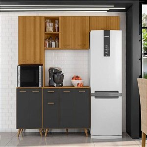 Cozinha Completa Olinda 2,33m 4 peças