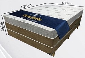 Cama Box Molas Ensacadas Conjugada - Ortobello