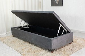 Cama Box Baú Solteiro Blindada 88x188