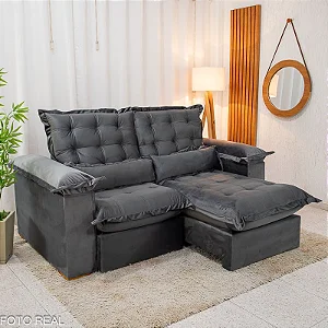 Sofá Retrátil Reclinável Maldivas 2.10m