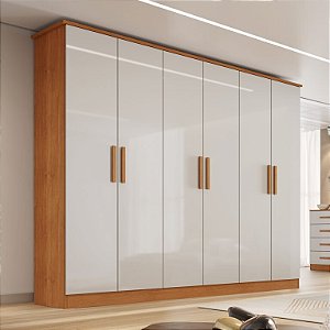 Roupeiro Guarda-Roupa 6P Nina 2,12m