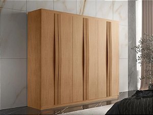 Roupeiro Guarda Roupa Grécia 6P 1,80m - RUFATO