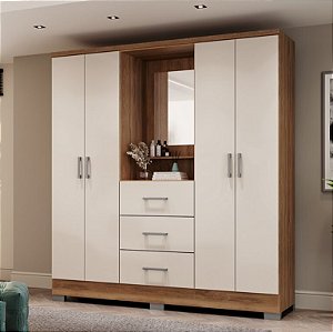 Roupeiro Guarda-Roupa Roma Capelinha 1,60m