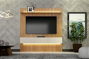 Painel Home Curitiba Frisado c/ LED 1,79m 70"