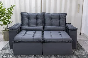 Sofá Retrátil Reclinável Grécia 2.30m