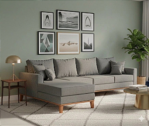 Sofá Living Judá c/ Chaise 2,60m